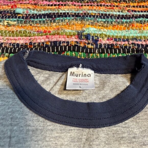 Vintage Dave Matthews Band Ringer T-Shirt – Made in USA – Size L - Picture 2 of 8